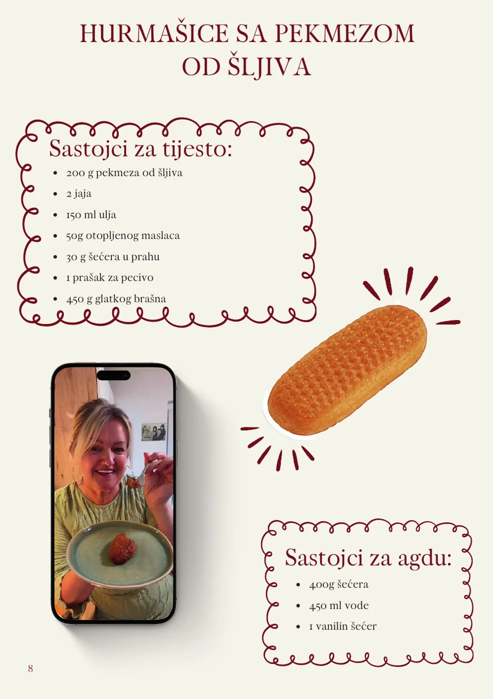 Hurmašice sa pekmezom od šljiva